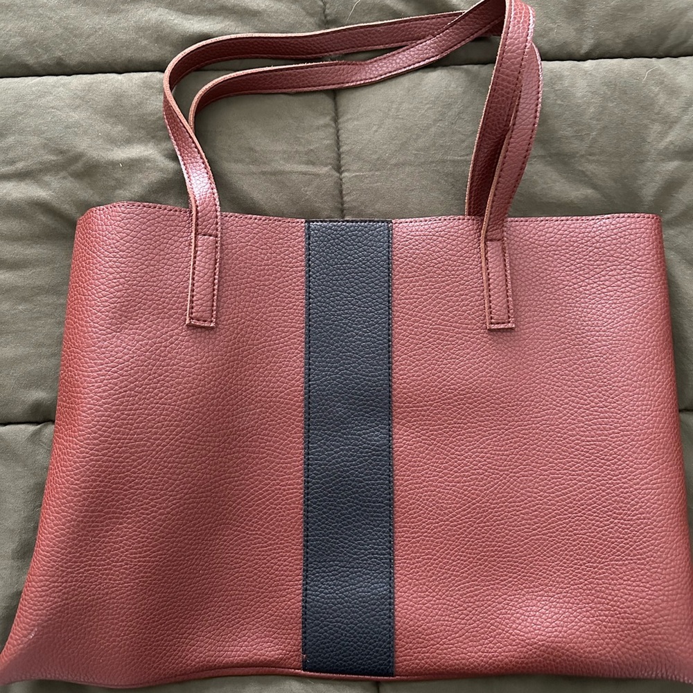 Vince Camuto Lucky Stripe Vegan Brown Women’s Laptop Bag